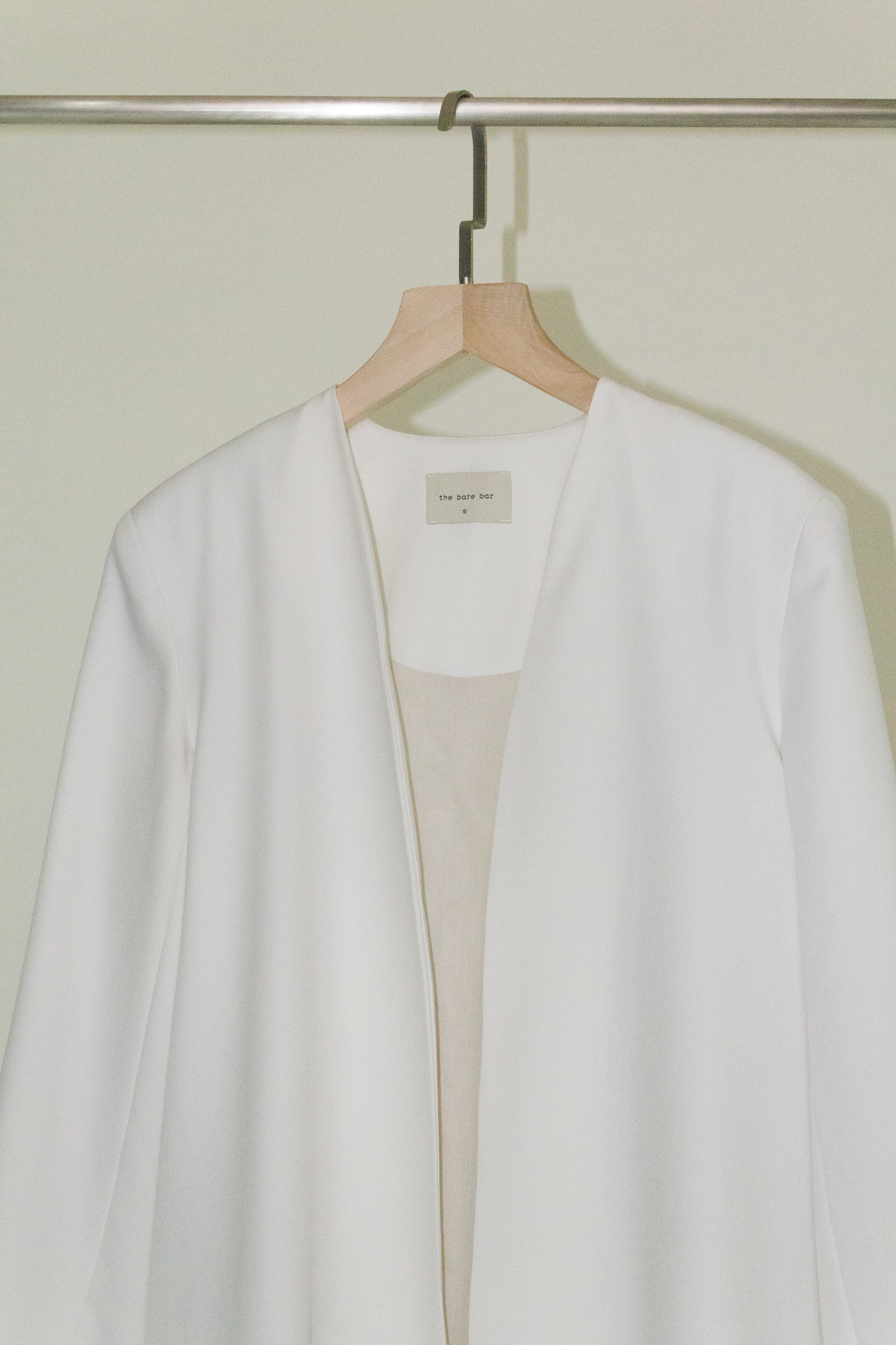 tailored blazer - white