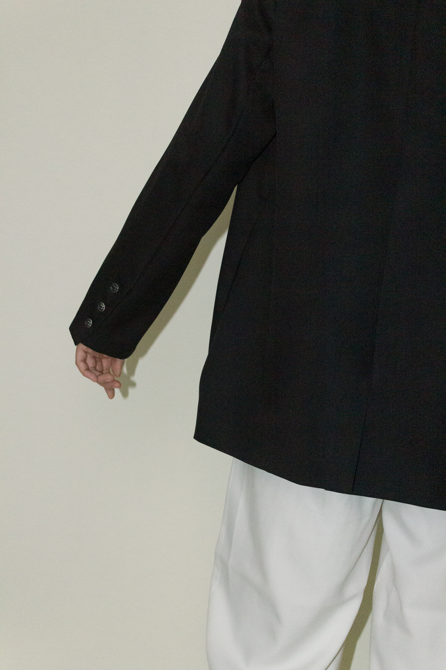 tailored blazer - black