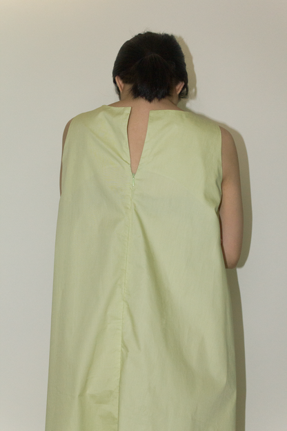 back lapel maxi dress - melon