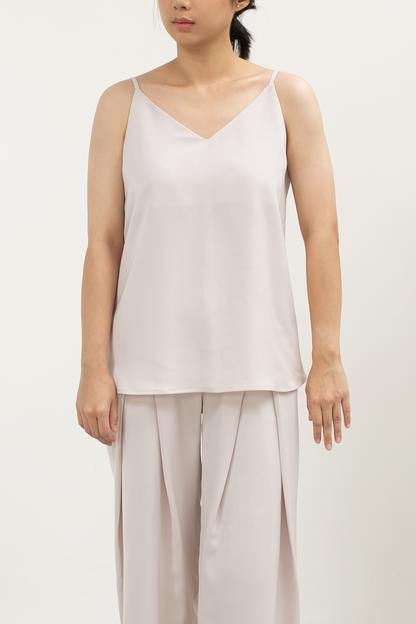 reversible camisole top - grey