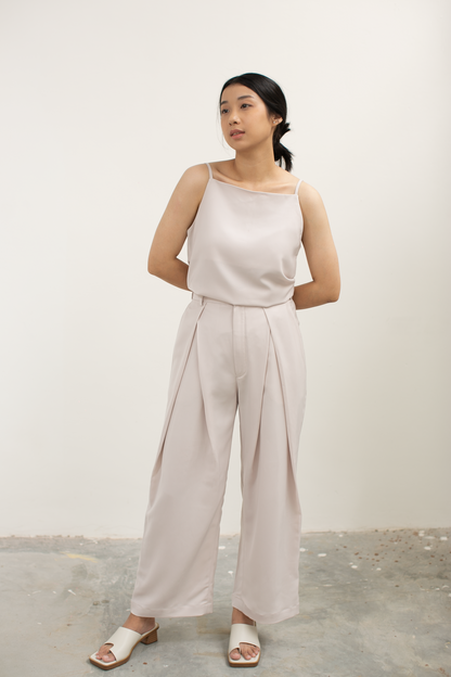 reversible camisole top - grey