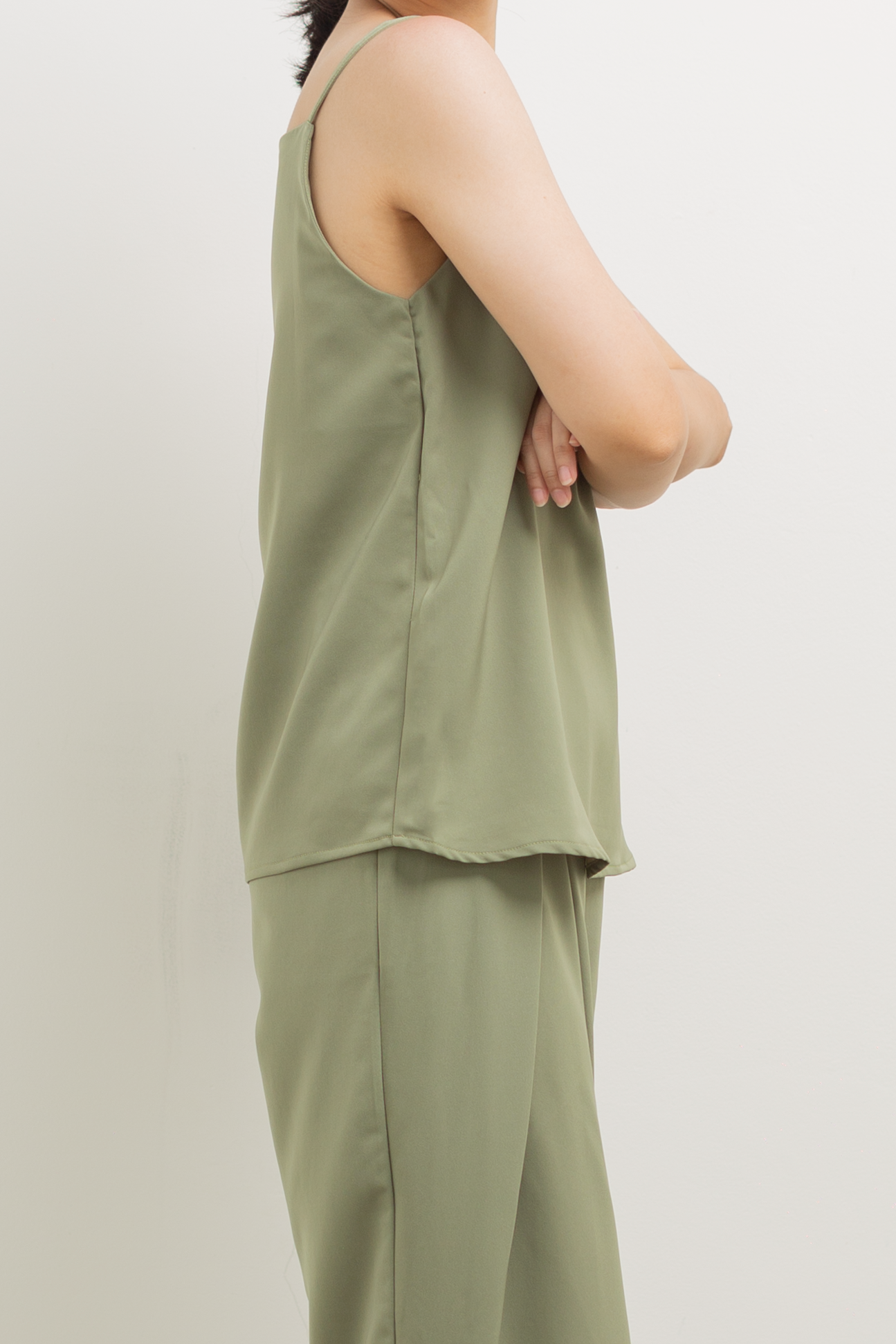 reversible camisole top - green